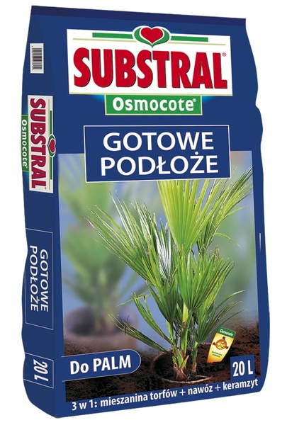 Substral Osmocote Торфосуміш для зелених рослин і пальм 20л 1118101 фото
