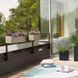 Розумний вазон з автополивом Lechuza BALCONERA Stone 100 кварцовий білий 15435 фото 9