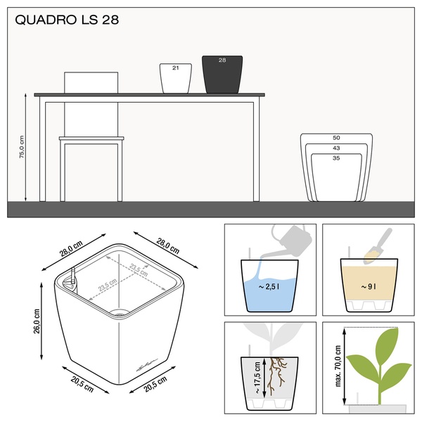 QUADRO LS 28 білий блискучий 16140 фото