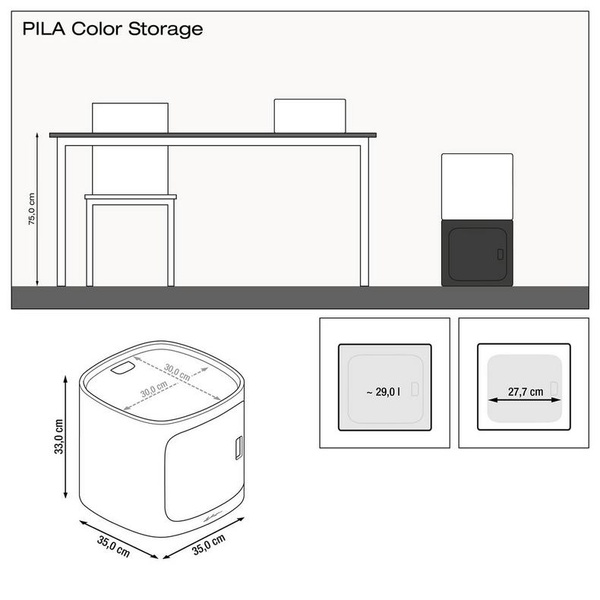 PILA Color Storage блакитний 15921 фото