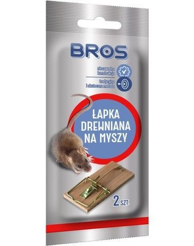 Мишоловка дерев'яна BROS 2 шт. 7061613 фото
