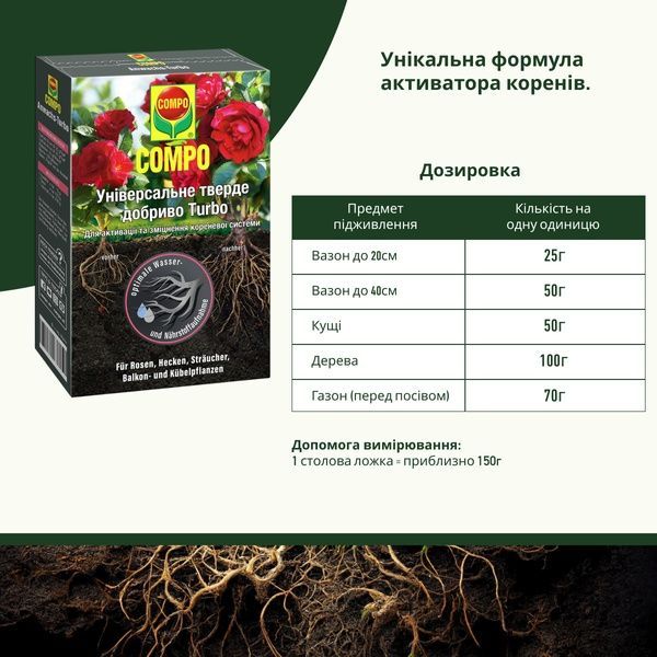 Активатор коренів COMPO ТURBO, 700 г 7040 фото