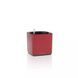 Вазон Lechuza Cube Glossy 16, червоний матовий 13537 фото 1