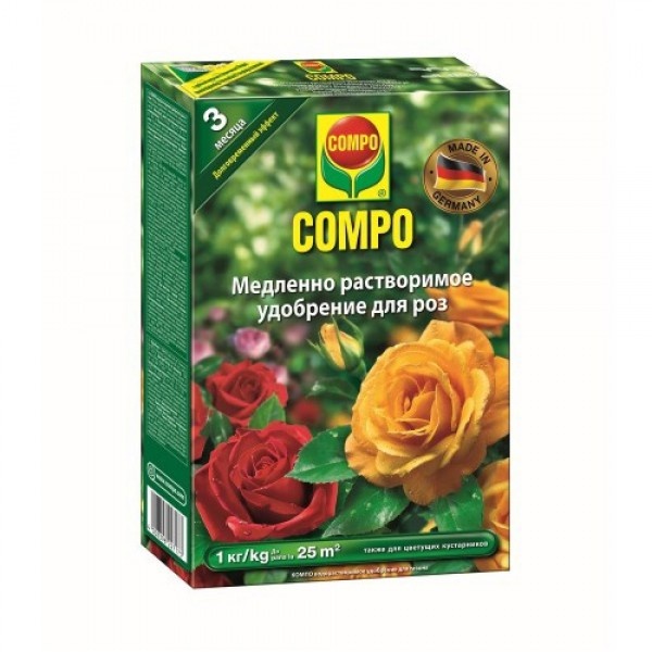 COMPO Тверде добриво тривалої дії для троянд 2 кг 1575 фото