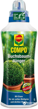 COMPO Рідке добриво для буксус, вічнозелених рослин, хвої 1л 2558 фото