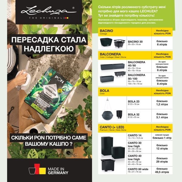 Субстрат Lechuza TERRAPON 30л 19575 фото