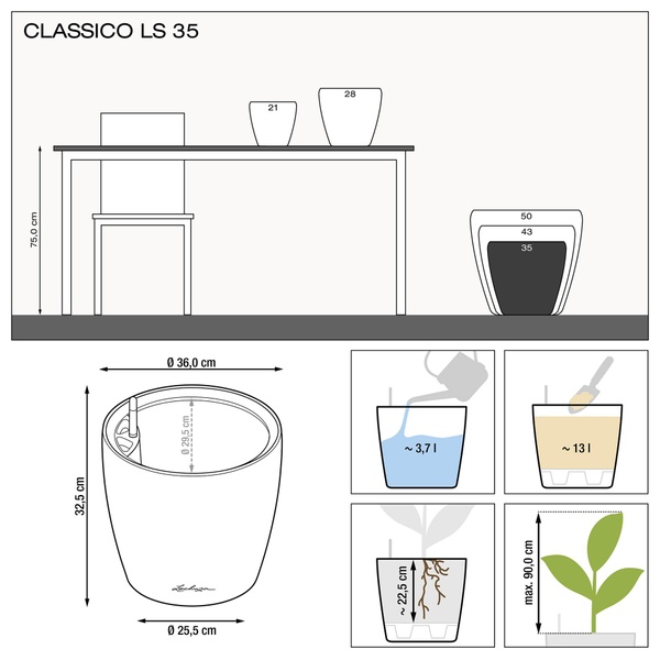 CLASSICO LS 35 чорний блискучий 16069 фото