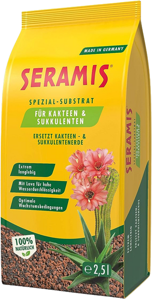 SERAMIS Субтрат спеціальний для кактусів і сукулентів 2,5 л 731755 фото