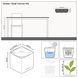 Розумний вазон з автополивом Lechuza Green Wall Home Kit Glossy антрацитовий блискучий 13524 фото 4