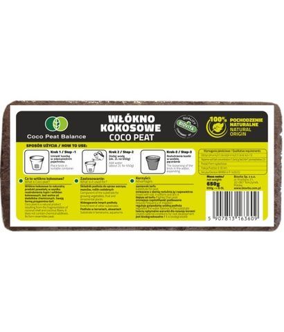Волокно кокосове&nbsp;Biovita Coco Peat balance 0,65&nbsp;кг, 8&nbsp;л 63609&nbsp; фото