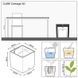 Розумний вазон з автополивом Lechuza CUBE Cottage 50 мокко 15395 фото 3