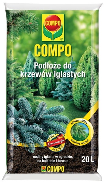 Торфосуміш для хвойних видів рослин 20л COMPO 2257 фото